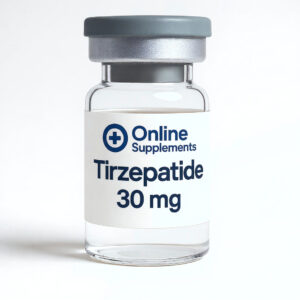 A vial of tirzepatide 30 mg