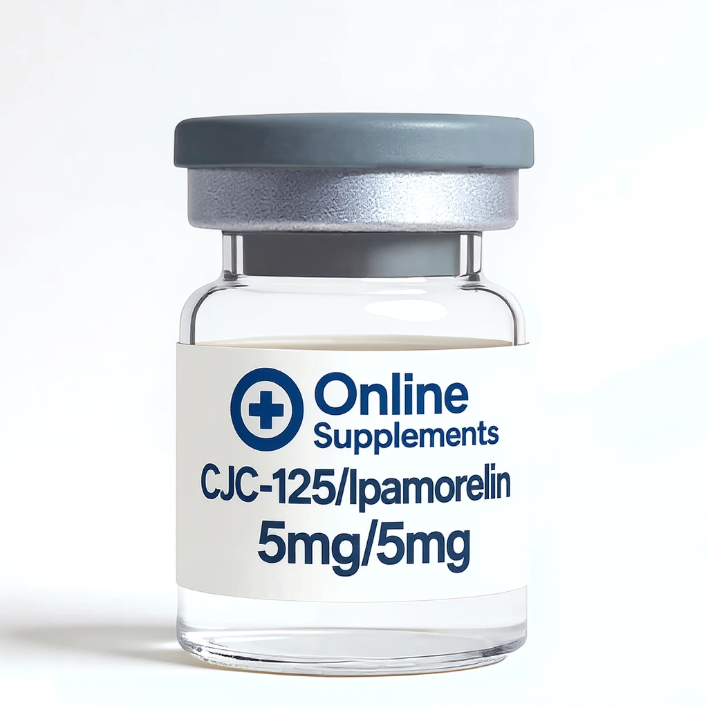 A vial of CJC-1295-Ipamorelin 5mg/5mg
